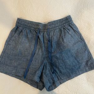 Gap linen chambray shorts